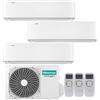 HISENSE CONDIZIONATORE HISENSE PRO X TRIAL SPLIT 9000+9000+9000 BTU INVERTER R32 3AMW72U4RJC A++ WIFI