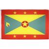 AZ FLAG Bandiera Grenada 90x60 cm Grenadina Poliestere 100D 2 Occhielli | Uso interno ed esterno bandiera decorativa doppie cuciture e bordi rinforzati con occhielli metallici