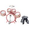 Set di batteria jazz per bambini con sgabello e bacchetta come regalo di