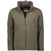 Geographical Norway Tamazonie Men - Uomo Warm Medio Spessore Fleece Zip - Uomo Autunno Inverno Primavera Giacca Calda - Maglia A Maniche Lunghe Soft Comfort Outdoor (Cachi L)