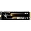 MSI SPATIUM M480 SSD 2TB - PCIe 4.0 NVMe M.2 Internal Solid State Drive, 7000MB/s Read & 6800MB/s Write, 3D NAND, Built-In Data Security, MSI Center - 5 anni di garanzia (1400 TBW)