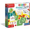 Clementoni Sapientino Montessori - Numeri Tattili, Gioco Educativo Metodo Montessoriano per Bambini 3-6 Anni per Imparare i Numeri e Contare, Made in Italy, Lingua Italiana, 16361