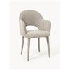 Westwing Collection Sedia con braccioli Rachel - Beige