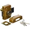 Abus CLK CB 40 B C - Serratura classica a cilindro con pulsante, 40 mm, colore: Bronzo