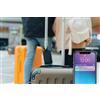 Etichette per valigie Globetrack rintracciabile in rPET RCSc personalizzate o neutre