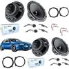 Focal Evotuning - no hertz Kit 8 Casse Altoparlanti FOCAL Ant/Post 4 Woofer+Tweeter+Crossover per Alfa 147