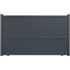 GARDENGATE Cancello manuale con serratura manuale scorrevole GARDENGATE Lima scorrevole in alluminio, reversibile, L 300 x H 180.6 cm, di colore grigio antracite