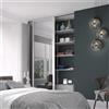 Leroy Merlin Kit anta scorrevole con binario Memphis 2 ante specchio argento L 120 x H 270 cm