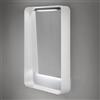 ELMA Specchio con illuminazione integrata bagno rettangolare DIVA ELMA L 50 x H 80 x P 12 cm bianco