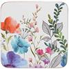 Creative Tops - Set di 6 sottobicchieri con retro in sughero, con stampa Meadow Floreal