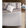 Ipersan Set Completo Lenzuola Matrimoniali, 100% Cotone Percalle, 1 Lenzuolo da sopra 250x300cm + 1 Lenzuolo da sotto 180x200cm + 2 Federe 83x52cm, Lenzuola Balzate con Cordonetto, Made in Europe