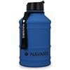 Navaris Borraccia Palestra Acqua Acciaio Inox 2,2 Litri - Bottiglia Acqua XXL senza BPA Fitness Sport Ginnastica - Tanica Grande con Tappo Antigoccia