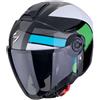 Scorpion Casco Moto Jet Scorpion EXO-CITY II BLUR Nero Bianco Verde