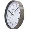 techno line Technoline Orologio da parete, argento, 25 cm