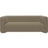 GEMITEX COPRIDIVANO FLEXY 3 POSTI TORTORA MADE IN ITALY UNIVERSALE BIELASTICO CON BASTONCINI TENDITESSUTO