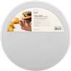 H&H White Piatto/Tagliere Tondo, Polietilene, Bianco