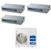 Haier Climatizzatore Condizionatore Canalizzato Slim Haier Trial Split Inverter Bassa Prevalenza 9+12+12 con 4U75S2SR5FA R-32 Wi-Fi Integrato 9000+12000+12000