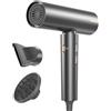 Avamia Asciugacapelli Ionico, Motore Brushless ad Alta Velocità 110.000 RPM, Accessori Diffusore e Ugelli, 4 Livelli di Calore e 3 Velocità, Phon Capelli Compatto per Casa e Viaggi