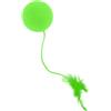 CAPASTEC Pallina Per Gatto Con Campanella, Verde, 1Pc, Per Interno