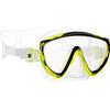 SALVIMAR Maschera Ragazzo in Silicone RAY Black - Tr. Lime Sub Snorkeling