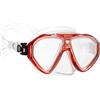 SALVIMAR Maschera Ragazzo in Silicone FRANCY PRO Transparent - Tr. Red Sub Snorkeling