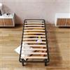 DEGHI Rete a doghe per letto singolo 80x190 cm con piedini