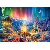 Schmidt 59787-Puzzle da 1000 Pezzi, Motivo: Fuoco sotto Il Cielo Stellato