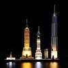YEABRICKS Kit Luci a LED per Lego 21028 Architecture New York City Modello da Costruire (Set Lego NON Incluso)