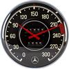 Nostalgic-Art, orologio da parete rétro, Mercedes Benz, tachimetro, idea regalo per gli amanti degli accessori auto, grande orologio da cucina dal design vintage, decorazione, 31 cm, 51091