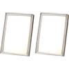 Zep S.r.l. 120S06-34 - Cornice portafoto in Metallo, 7 x 10 cm (Confezione da 2)