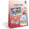 Ursus 43510007 - Diamond Painting Creative Set Christmas per Bambini per Creare Quadri, ciondoli e Adesivi con Diamanti