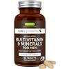 Igennus Healthcare Nutrition Multivitaminico Metilato Completo Uomo, Integratore MTHFR con Vitamine B Attive, Licopene, Zinco e Vitamina D3. Supporta Sistema Immunitario, Energia, Cuore e Cervello. 60 compresse vegane - Igennus