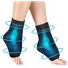 Tolaccea Ankle Foot Ice Pack Wrap for Injuries, Reusable Gel Ice Pack for Hot and Cold Therapies, Flexible Cold Pack for Achilles Tendonitis,Plantar Fasciitis,Swelling,Sprained,Post-Surgery Recovery