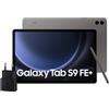 Samsung Galaxy Tab S9 FE+, Caricatore incluso, Display 12.4" TFT LCD PLS, 5G, RAM 8GB, 128GB, 10.090 mAh, Exynos 1380, Android 13, IP68, Gray, [Versione italiana] 2023