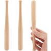 GORGECRAFT 18CM Mazza da Baseball Mini Mazza da Baseball in Legno Non Finita Mazze in Legno Non Verniciato per Pittura Portachiavi Action Figure Progetti Artigianali Fai da Te Sport con La Palla