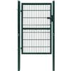 vidaXL Cancello Cancelletto giardino 2D Porta (singolo) antracite 106x210 cm