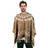 VOSARIY thecostumebase il ricamo di Clint Eeastwood Poncho Spaghetti Cowboy Replica ricamo bianco cuciture