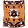 LumiSyne Coperte Plaid In Cotone Intrecciato Con Nappina Stile Etnico Tribale Boho Motivo Geometrico Azteca Navajo Coperta Da Tiro Per Letto Divano Coperta Campeggio Arazzo Tovaglia Tappeto 160x130cm