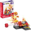 Mega Brands MEGA Pokémon - Charmander Fuoco Rotante, set da costruire con 81 pezzi e sistema Mattoncino Movimento, include 1 personaggio Charmander e mondo infuocato, giocattolo per bambini, 6+ anni, HTH86