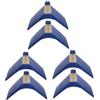 BESPORTBLE 6 Pz Posatoio per Piccione in Legno Massello Pollaio per Piccioni Trespolo di Calopsitta Accessori per Gabbie per Parrocchetti Supporto per Pappagalli Pertica Plastica