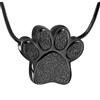 VCCWYQK Collana con Urna a Impronta di Zampa per Ceneri per Gatto Cane Gioielli per Cremazione per Ceneri Collana con Urna Gioielli Ricordo per Uomo/Donna Regali Commemorativi per Ceneri