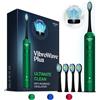 Wagner Stern VibroWave Plus Oscillation & Vibration Sonic Spazzolino Elettrico con 4 Testine Spazzolino da denti Impermeabile IPX7