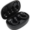 Hosie Auricolari Bluetooth, Auricolari Sportivi Wireless Riduzione del Rumore Ad Alta Gamma Dinamica Comodo da Indossare HiFi per lo Sport (Nero)