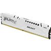 Kingston Ram DIMM DDR5 16GB Kingston Fury 6000Mt/s CL30 1.35V Bianco 1pz [KF560C30BWE-16]