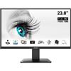 MSI Monitor PRO MP2412 Monitor 24'' FHD 1920x1080 100Hz 1ms EyeCare Schermo antiriflesso con HDMI DP e supporto VESA