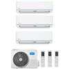 Midea CLIMATIZZATORE MIDEA TRIAL SPLIT EVOLUTION 9+9+9 BTU CON GAS R32 WI-FI INTEGRATO A++ M3OG-21HFN8-Q