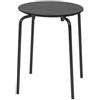 Ferm Living - Sgabello Herman - Nero - Acciaio laccato epossidico - Designer Herman Studio