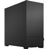Case Fractal Pop Silent - Mid-Tower ATX, pannello laterale in acciaio, 3 ventole 120mm incluse - Nero