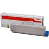 Oki TONER ORIGINALE OKI MC851 MC861 44059255 CIANO 7.3K