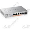 ZYXEL XMG-105HP - Switch Unmanaged, 5 Porte 2.5GbE PoE (erogazione fino a 70W), 1 porta 10GbE SFP+, Desktop / XMG-105HP-EU0101F
